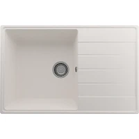 Кухонная мойка Ulgran Quartz Prima 780-01 Жасмин искусственный камень (литьевой мрамор) встраиваемый