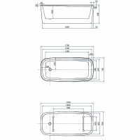 Акриловая ванна Allen Brau Infinity 3 170x78 2.21003.21 без гидромассажа