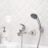 Смеситель для ванны Ростовская Мануфактура Сантехники SL85-009E Хром цинк на стену