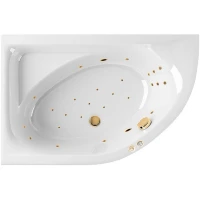 Акриловая ванна Excellent Aquarella 150x100 L WAEX.ARL15.ULTRA.GL с гидромассажем