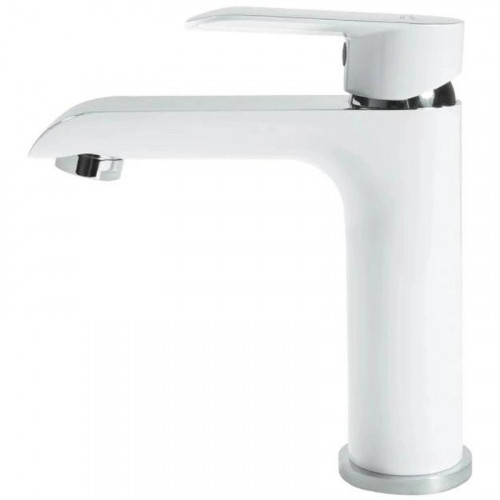 Смеситель для раковины Grocenberg GB2010WC Белый Хром