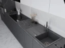 Кухонная мойка Emar Quartz 80 EMQ-1800.Q цвет Антрацит