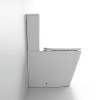 Унитаз компакт Iberica Blanca Burgos IB.BRG.121.1B1 с бачком и сиденьем Микролифт