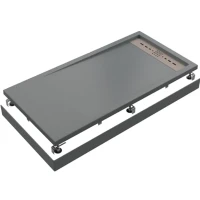 Душевой поддон из искусственного камня Good Door Stella 120x90 ЛП00137 Графит