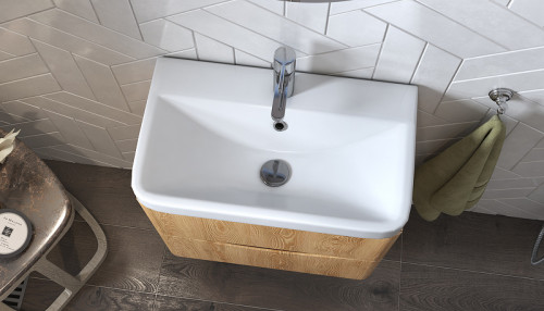 Тумба под раковину Velvex Clay 60 tp.CLA.9595.60.2Y подвесная Дуб верона