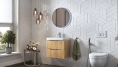 Тумба под раковину Velvex Clay 60 tp.CLA.9595.60.2Y подвесная Дуб верона