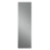 Зеркало Art&Max Terni 45 AM-Ter-450-1500-DS-F-T с подсветкой с сенсорным выключателем и часами