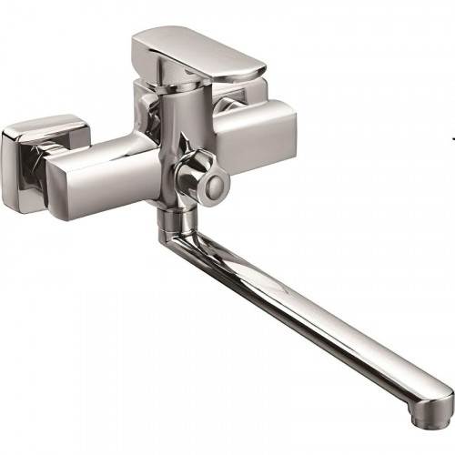 Смеситель для ванны Ростовская Мануфактура Сантехники Boou B8215-18F универсальный Хром латунь на стену