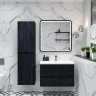 Тумба под раковину Art&Max Family M 75 Family-M-750-2C-SO-HC подвесная цвет Угольный камень
