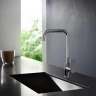 Смеситель для кухни Aquatek Лира AQ1480CR Хром латунь