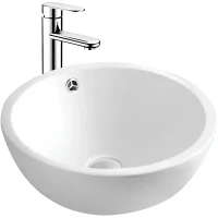 Раковина-чаша Aquatek 44 AQ5354-00 Белая фарфор накладная