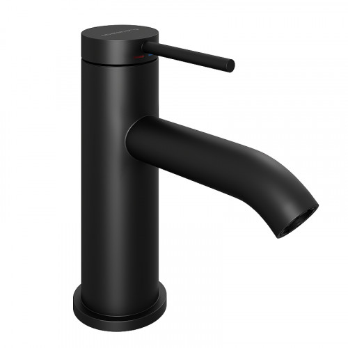 Смеситель для раковины Abelsberg Fluida ERF22001MB цвет Вулканический черный