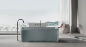 Ванна из искусственного камня AltroBagno Cinzia 170x75 090107 цвет Серый гранит