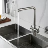 Смеситель для кухни Shevanik S248L цвет Сатин