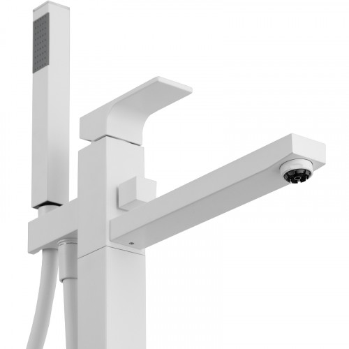 Смеситель для ванны Remer Absolute AU08BO Белый матовый латунь на пол