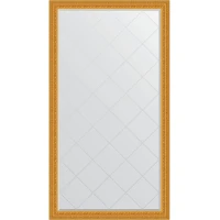 Зеркало Evoform Exclusive-G Floor 199х110 BY 6349 с гравировкой в багетной раме - Сусальное золото 80 мм стекло