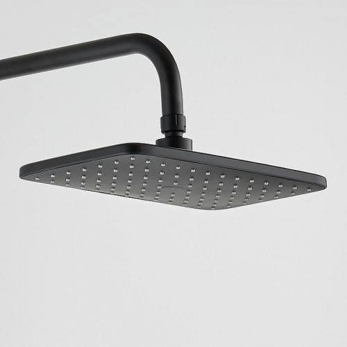 Душевая система Bond Cube B07-9488 с термостатом Черная матовая