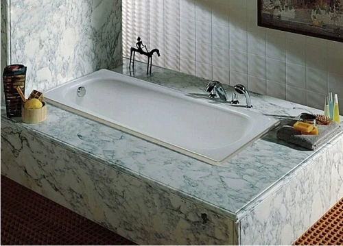 Чугунная ванна Roca Continental 150x70 21291300R с антискользящим покрытием