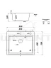 Кухонная мойка Wisent 50 WGS35050BT/W02-114B цвет Графит