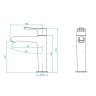 Смеситель для раковины RGW Shower Panels SP-301G 511405301-06