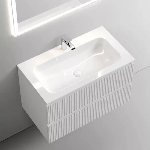 Тумба под раковину Sancos Snob T 80 SNT80W подвесная Bianco МДФ / ЛДСП