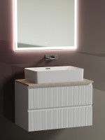 Тумба под раковину Sancos Snob T 80 SNT80W подвесная Bianco МДФ / ЛДСП