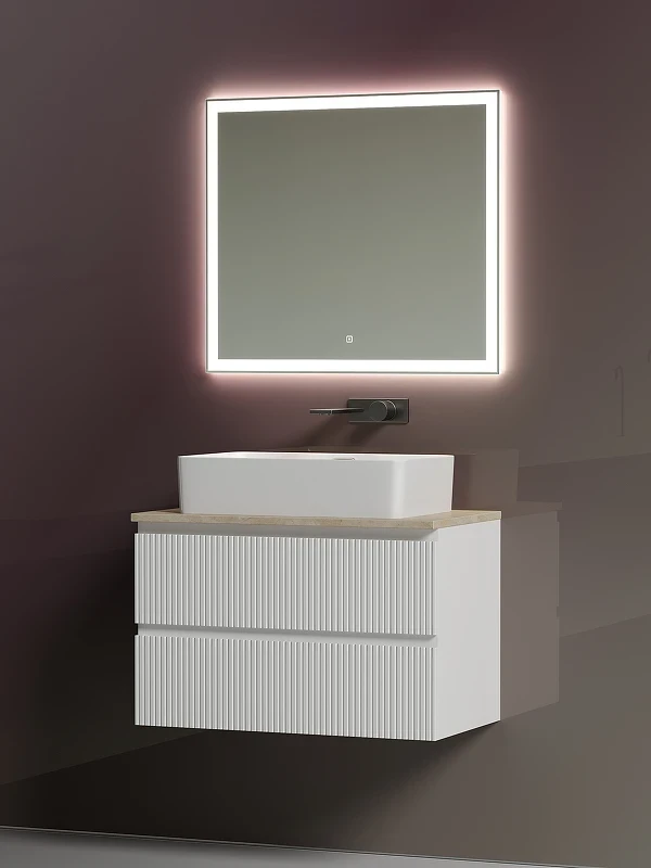 Тумба под раковину Sancos Snob T 80 SNT80W подвесная Bianco МДФ / ЛДСП