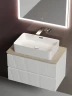 Тумба под раковину Sancos Snob T 80 SNT80W подвесная Bianco МДФ / ЛДСП