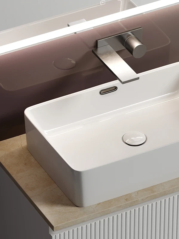 Тумба под раковину Sancos Snob T 80 SNT80W подвесная Bianco МДФ / ЛДСП
