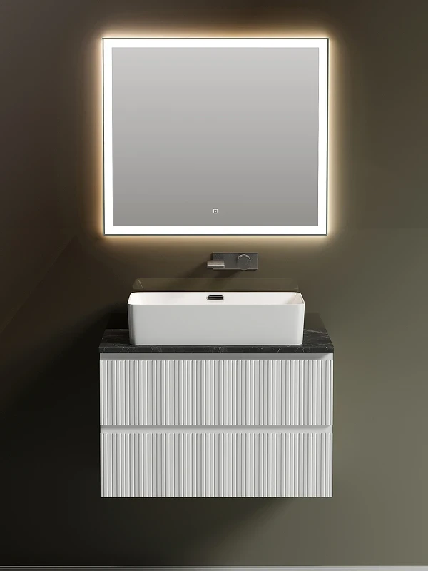 Тумба под раковину Sancos Snob T 80 SNT80W подвесная Bianco МДФ / ЛДСП