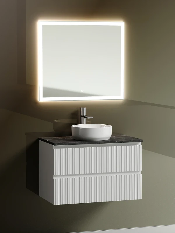 Тумба под раковину Sancos Snob T 80 SNT80W подвесная Bianco МДФ / ЛДСП