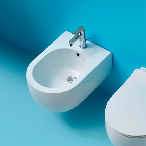 Биде Kerasan Flo 312501*1 подвесное Белое
