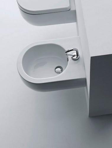 Биде Kerasan Flo 312501*1 подвесное Белое