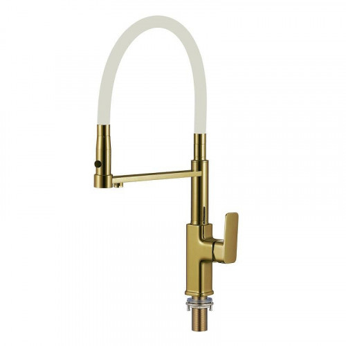 Смеситель для кухни Savol S-L1808C-02 цвет Бронза Белый
