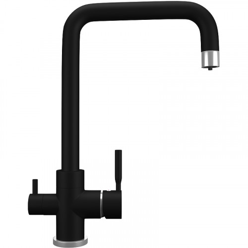 Смеситель для кухни Ulgran Quartz UQ-019-07 Уголь латунь