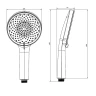 Ручной душ AM.PM X-Joy F0285A022 цвет Черный