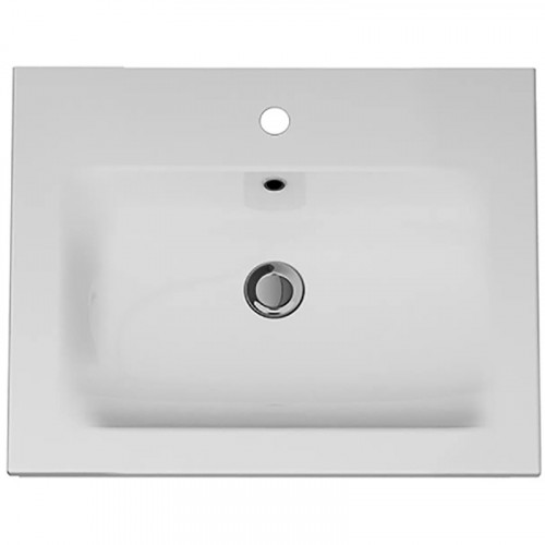 Раковина AM.PM Spirit V2.0 61 M70AWCC0602WG Белая фарфор полувстраиваемая