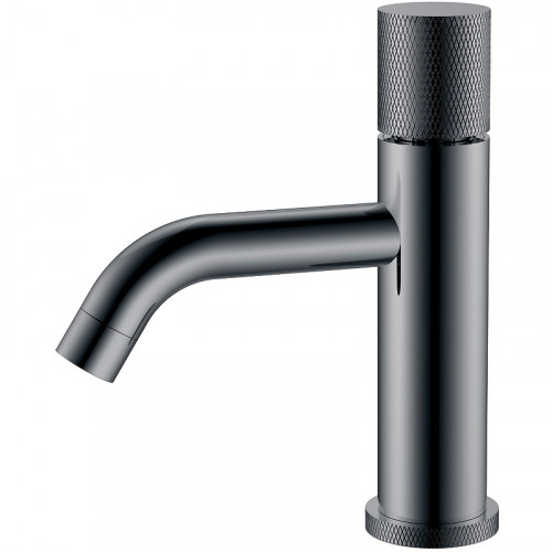 Смеситель для раковины Boheme Stick 121-SGM.2 Оружейная сталь глянцевая латунь