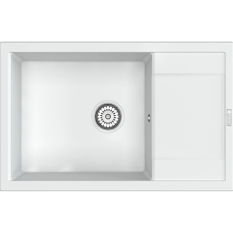Кухонная мойка Point Велета 78 PN3002W Белая