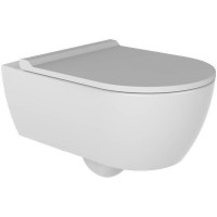 Унитаз биде beWash Melville HRKA052N3VP1W5SZ0 подвесной Белый с сиденьем Микролифт фарфор подвесной