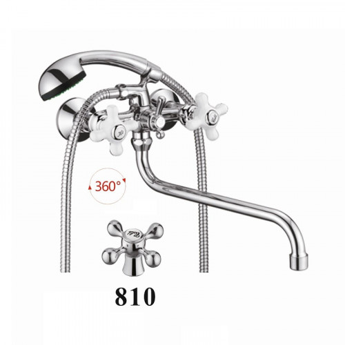 Смеситель для ванны D-Lin D145810 универсальный цвет  Хром