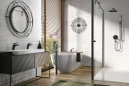 Кронштейн для верхнего душа Kludi A-Qa 6651487-00 Черный матовый Хром латунь на стену