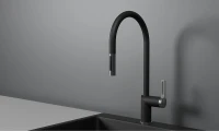 Смеситель для кухни Granula 8172 цвет Шварц