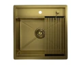 Кухонная мойка Granula Kitchen Space 50 5051 цвет Золото сатин