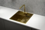Кухонная мойка Granula Kitchen Space 50 5051 цвет Золото сатин