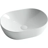 Раковина-чаша Ceramicanova Element 48 CN5010 Белая фарфор накладная