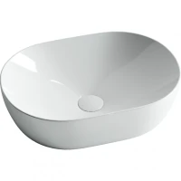 Раковина-чаша Ceramicanova Element 48 CN5010 Белая фарфор накладная
