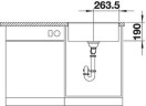 Кухонная мойка Blanco Subline 500-F 523535 Белая