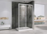 Душевой уголок Abber Sonnenstrand 110x70 AG07110-S70 профиль Хром стекло прозрачное
