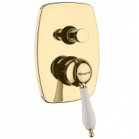 Смеситель для душа Margaroli Classica RU1008AA01GD Золото встраиваемый